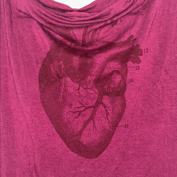 Womens Smoking Lily brand slight cowl neck top - Picture 2 of 4